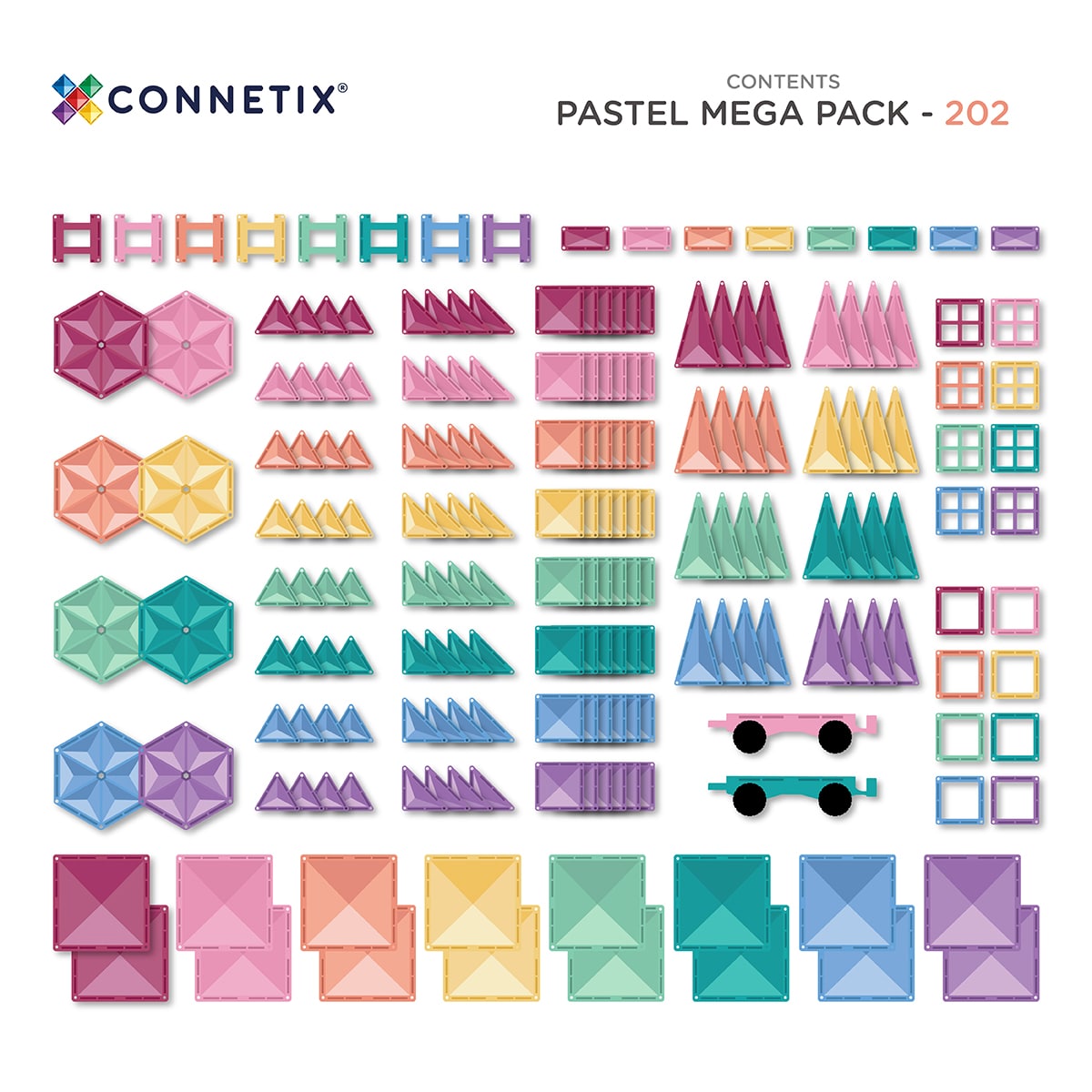 Pack Méga Pastel 202 pièces