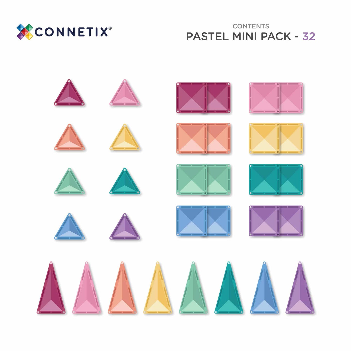 Mini Pack Pastel 32 pièces