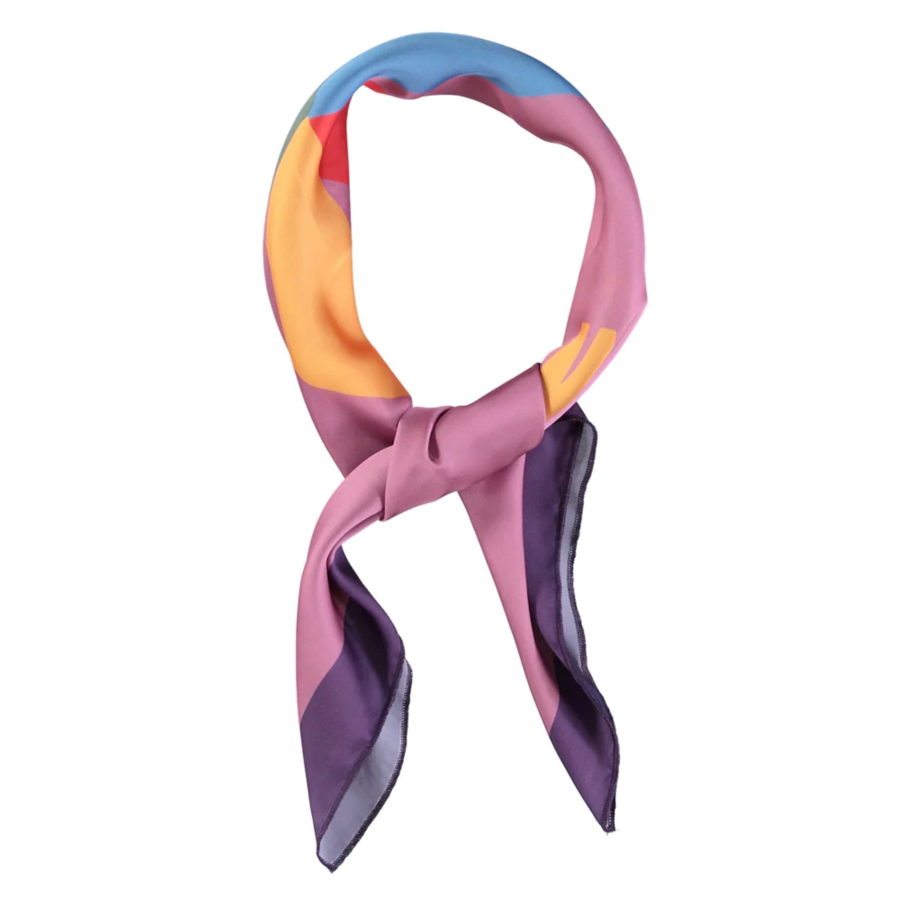 Foulard Bandana "Calming storm" violet