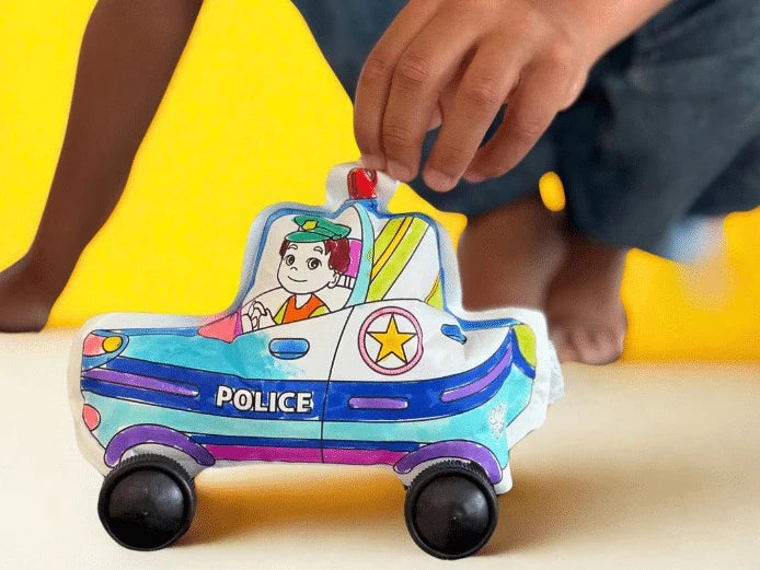 Coloriages gonflables - Police et pompier