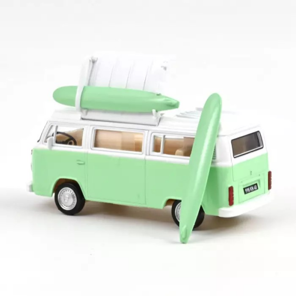 VW Combi T2b Camper Van 1973 Vert Pastel Jet-car 1/43 - Norev