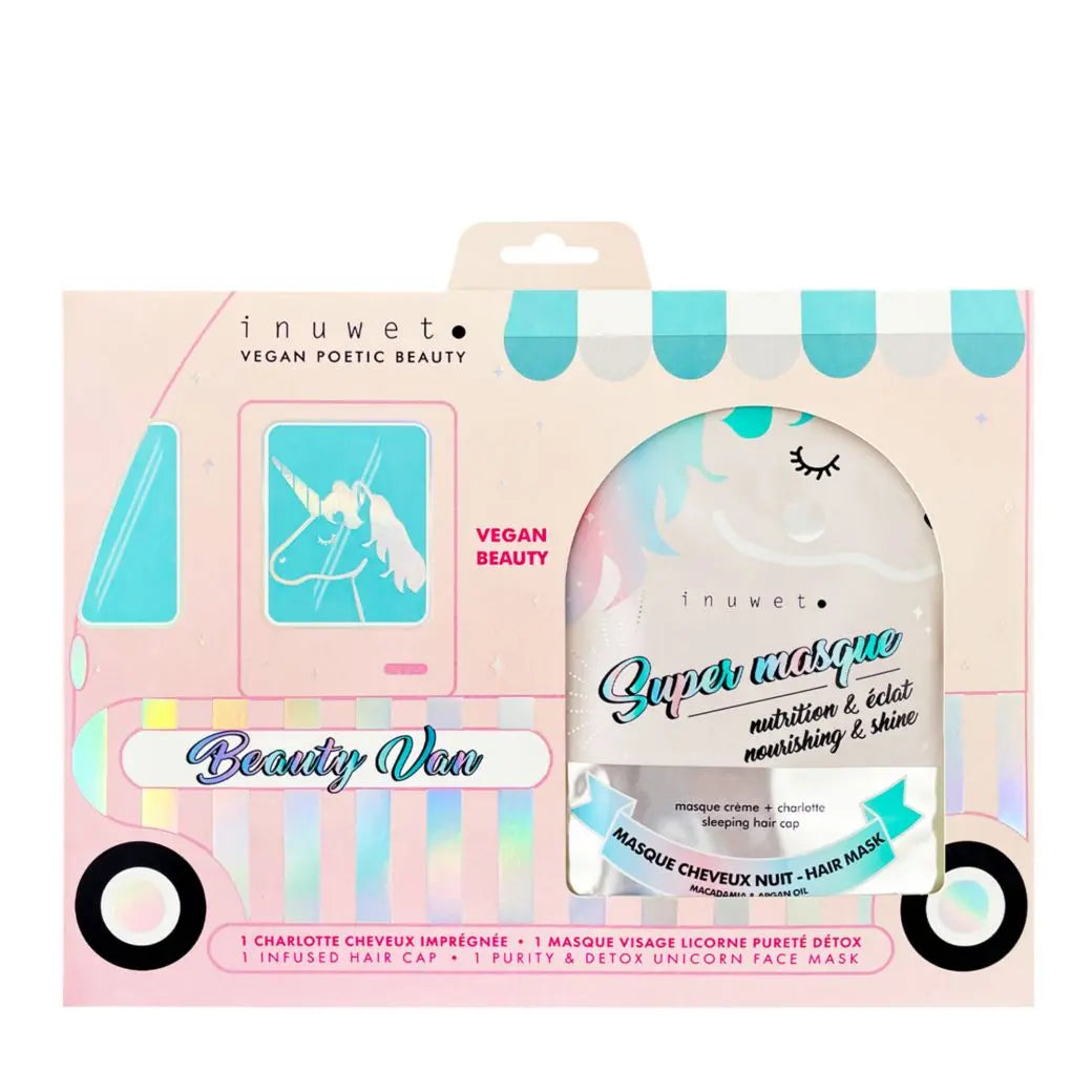 BEAUTY VAN - MASQUES LICORNE CHEVEUX ET VISAGE DETOX