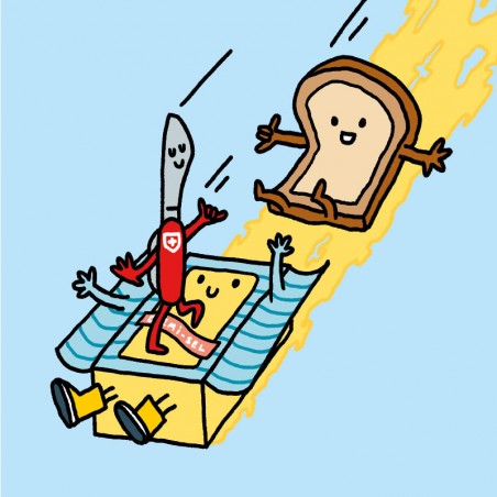 JACQUES le pain de mie part en vacances