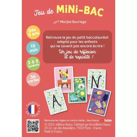 JEU DU MINI-BAC
