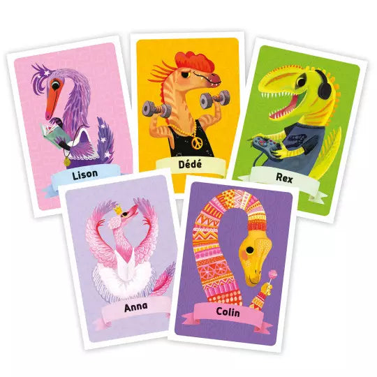 Jeux de cartes - Jeu de mistigri - Dinosaures
