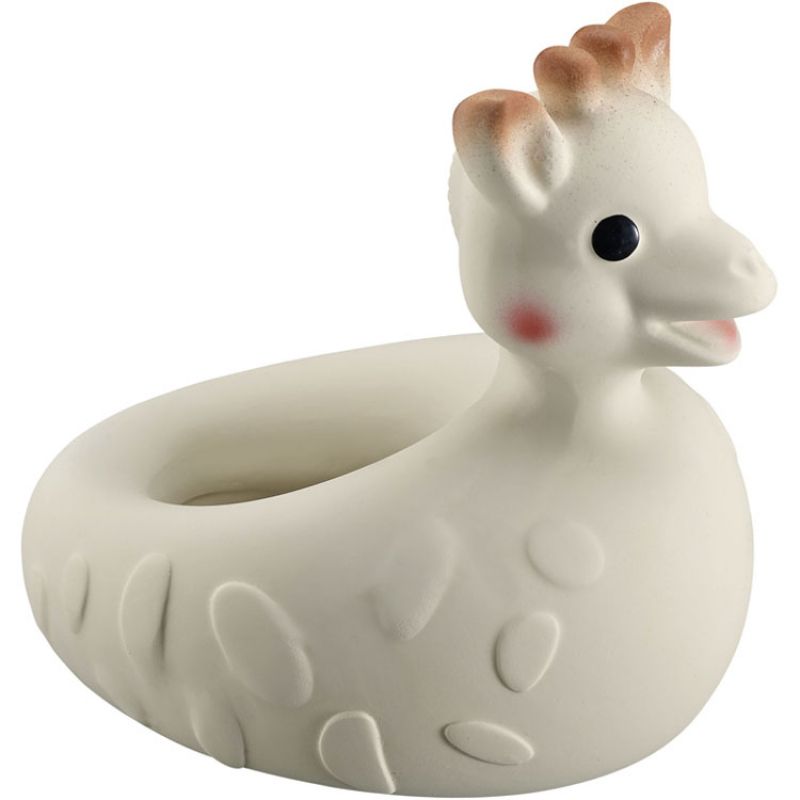 Jouet de bain So'pure Sophie la girafe à base de caoutchouc 100% naturel