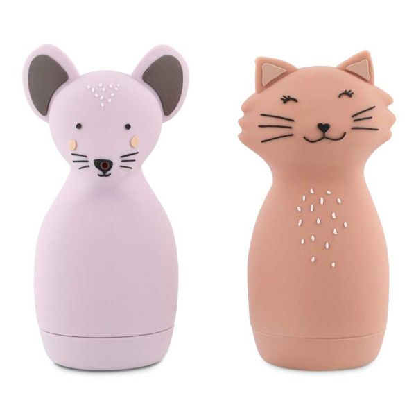 Jouets de bain aspergeur - Mrs. Cat &  Mrs. Mouse