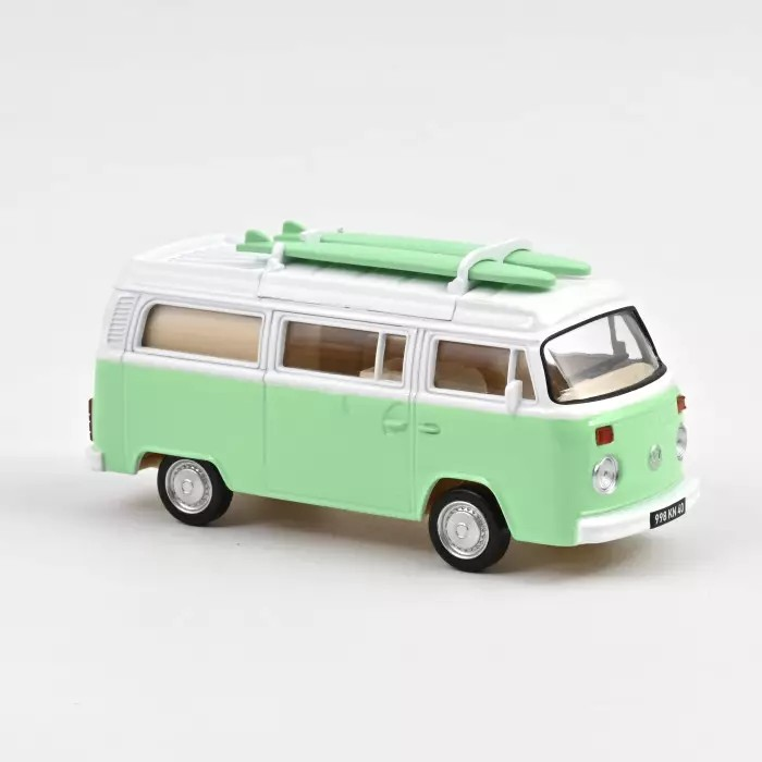 VW Combi T2b Camper Van 1973 Vert Pastel Jet-car 1/43 - Norev