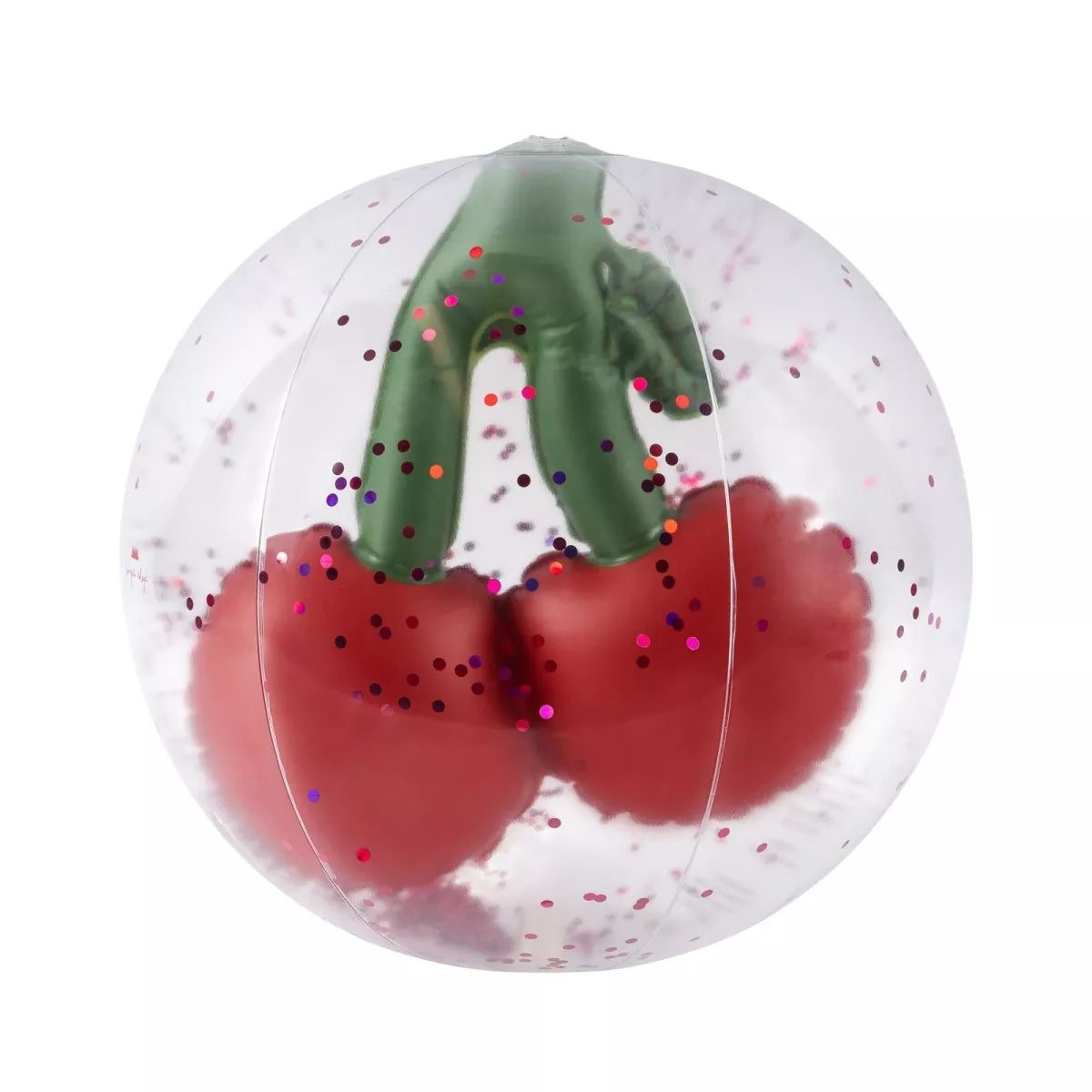 Ballon de plage cerise