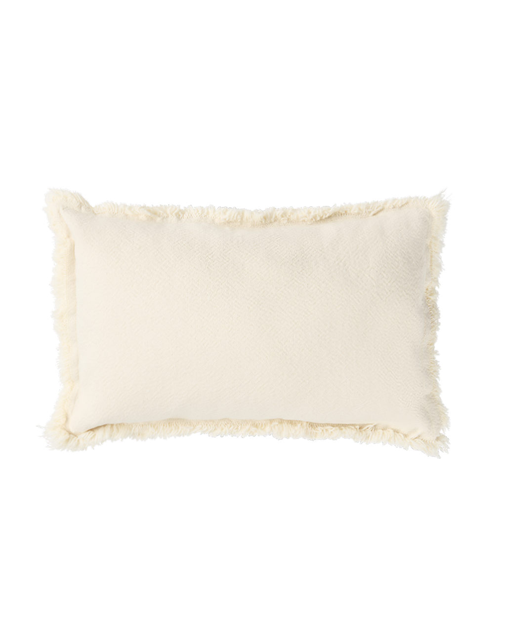 COUSSIN À FRANGES LANDSCAPE EN COTON LAVÉ
