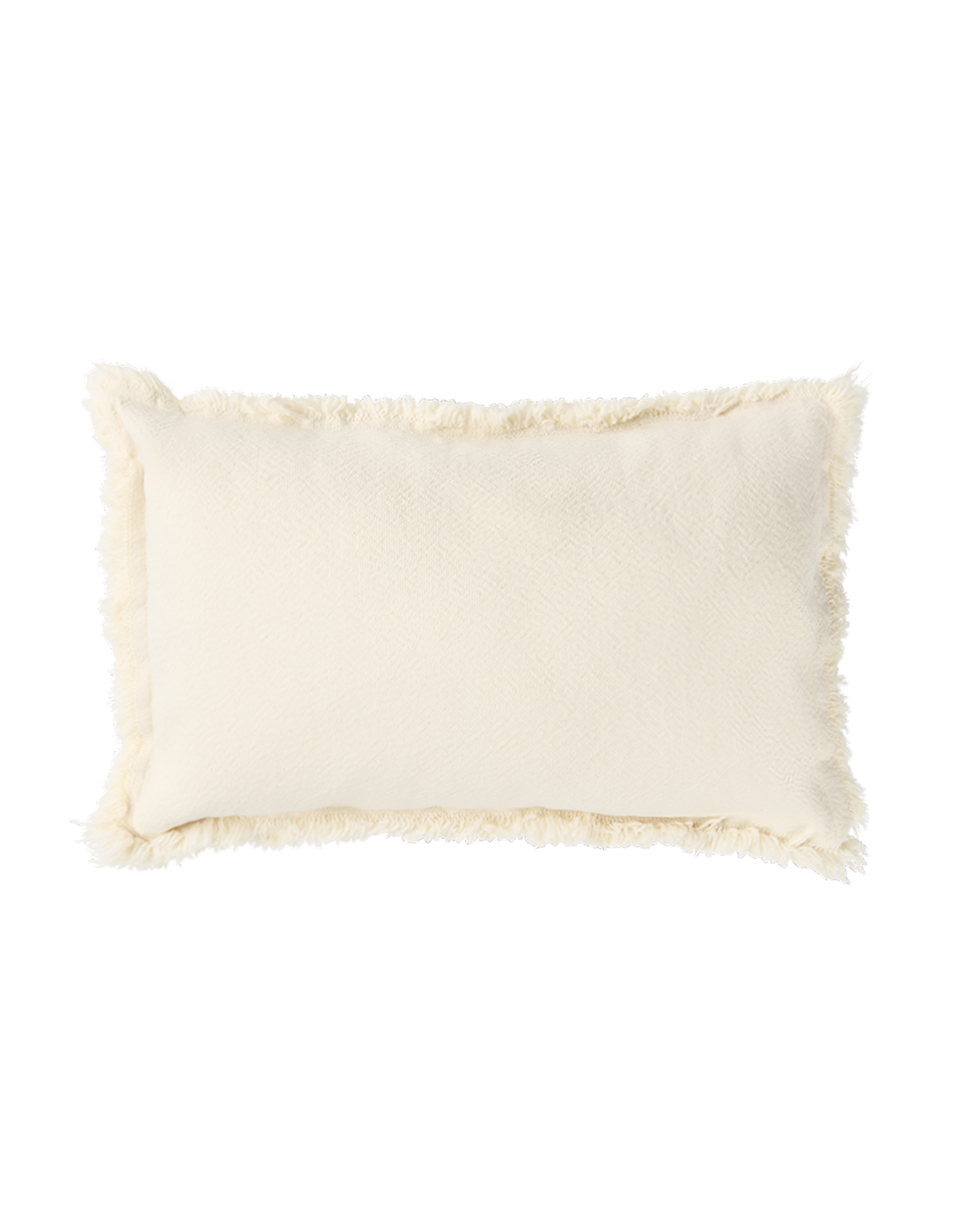 COUSSIN À FRANGES LANDSCAPE EN COTON LAVÉ