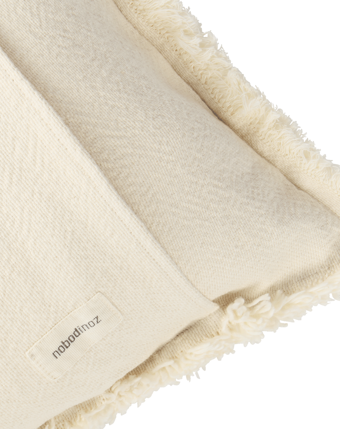 COUSSIN À FRANGES LANDSCAPE EN COTON LAVÉ