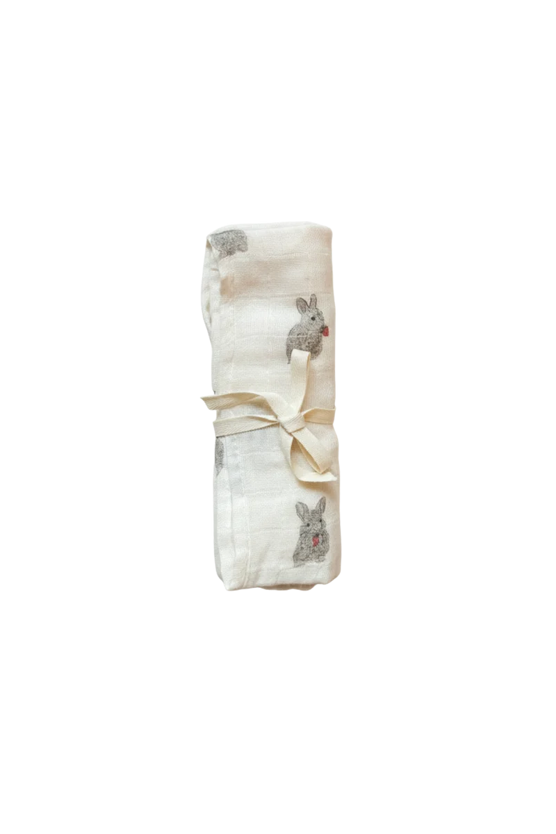 Petit Lange Doudou - Ecru Lapins