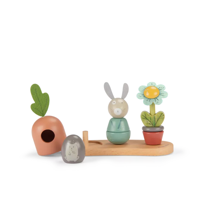 Empilable multi-activités - Trois petits lapins