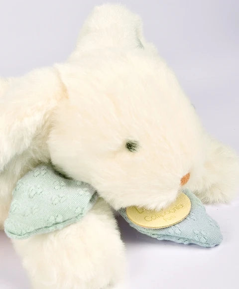 LAPIN BONBON Pantin Bleu Gris 20 cm - DOUDOU & COMPAGNIE