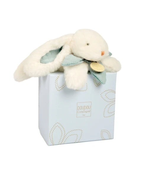 LAPIN BONBON Pantin Bleu Gris 20 cm - DOUDOU & COMPAGNIE