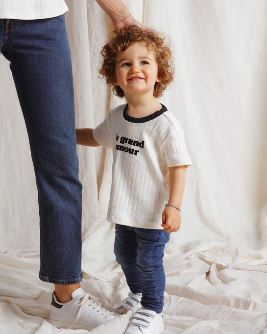 Le t-shirt - Le grand amour enfant en coton bio