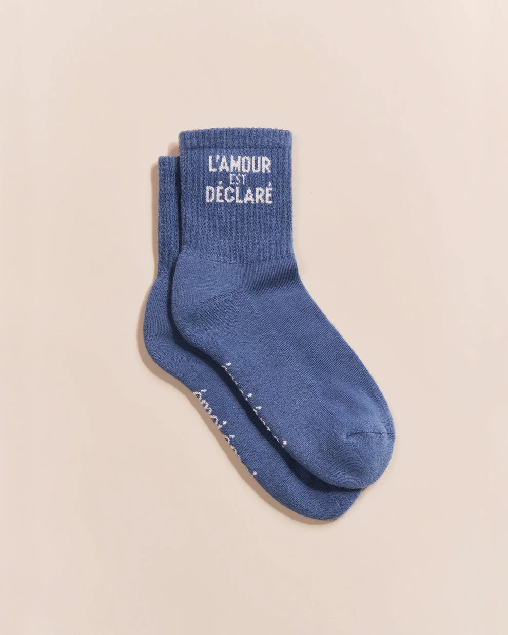 Les chaussettes - L'amour est déclaré - bleu lac