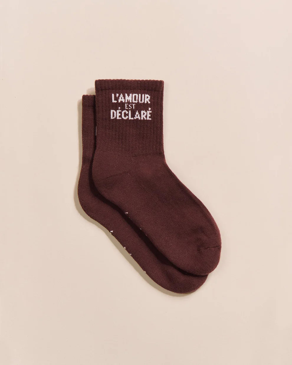 Les chaussettes - L'amour est déclaré - marron