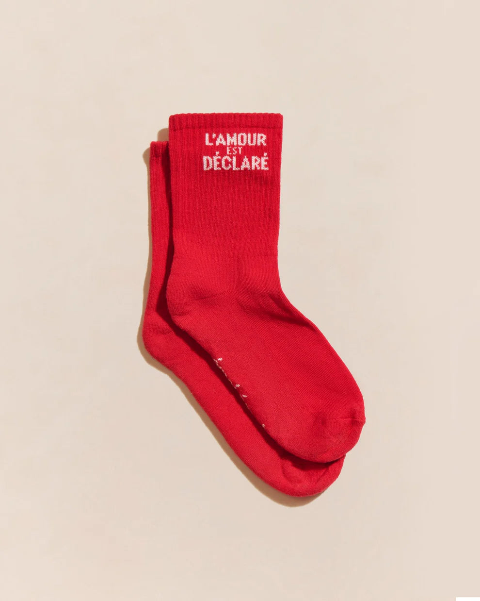 Les chaussettes - L'amour est déclaré - rouge