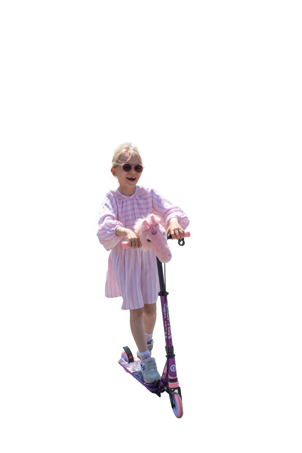 Tête de trottinette - Licorne Rose