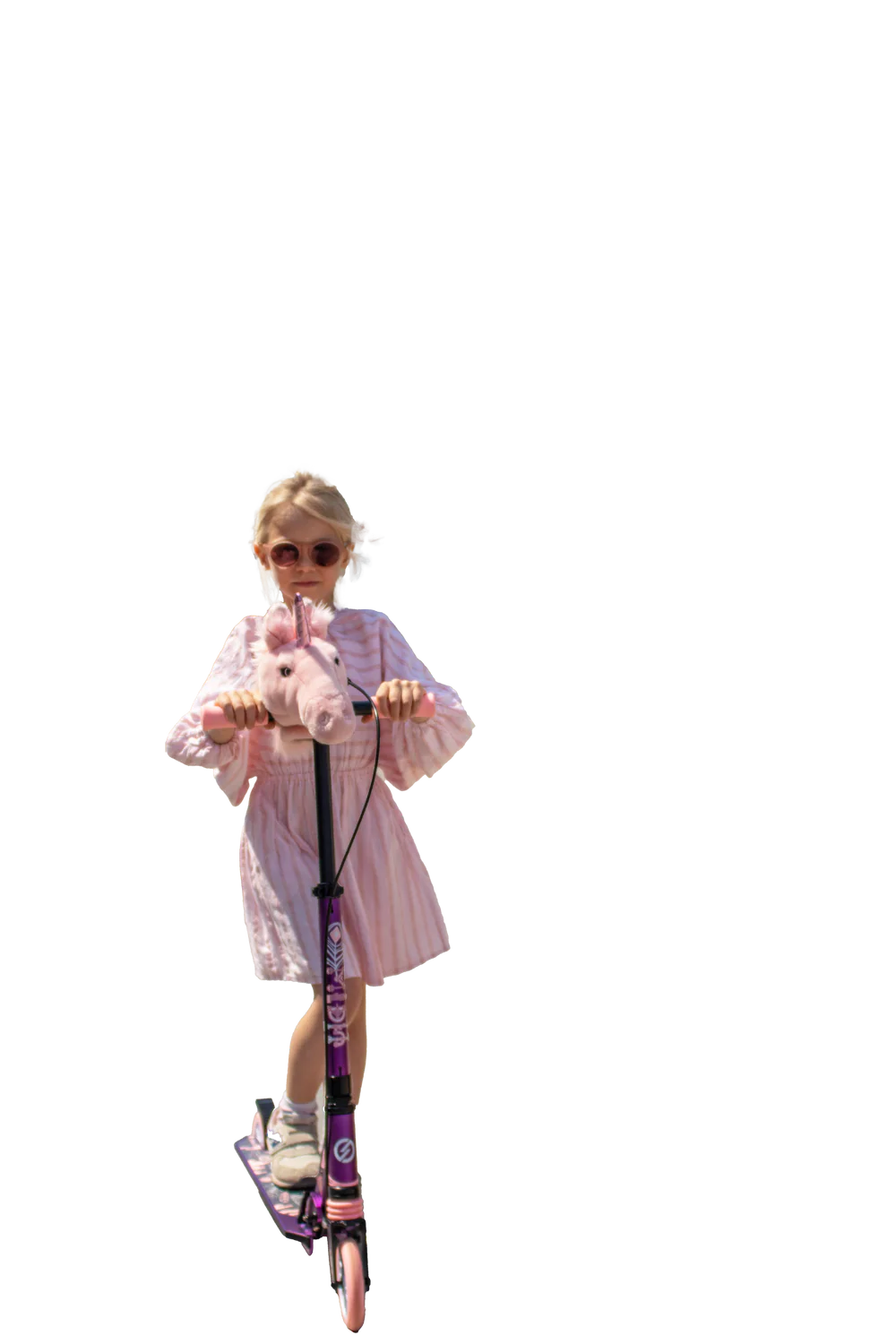 Tête de trottinette - Licorne Rose