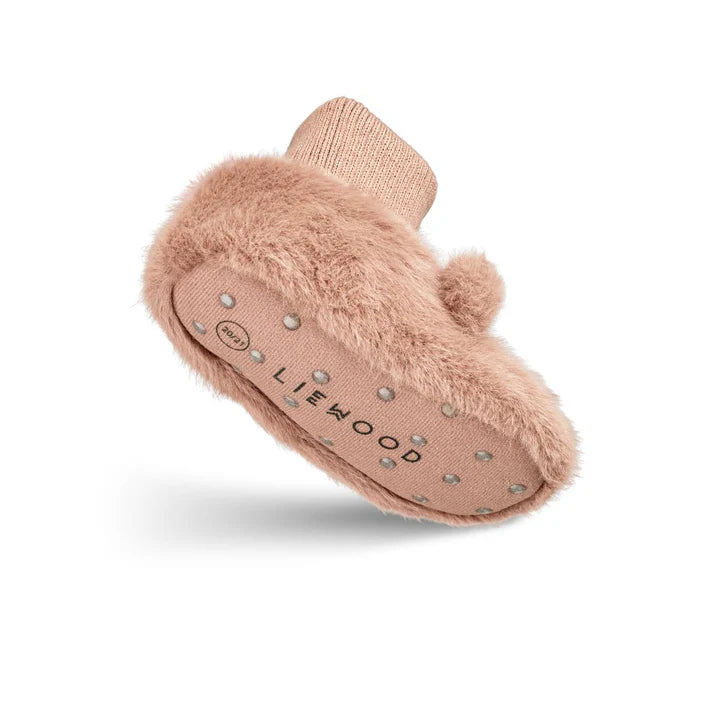 Chaussons en peluche Beth - Ours