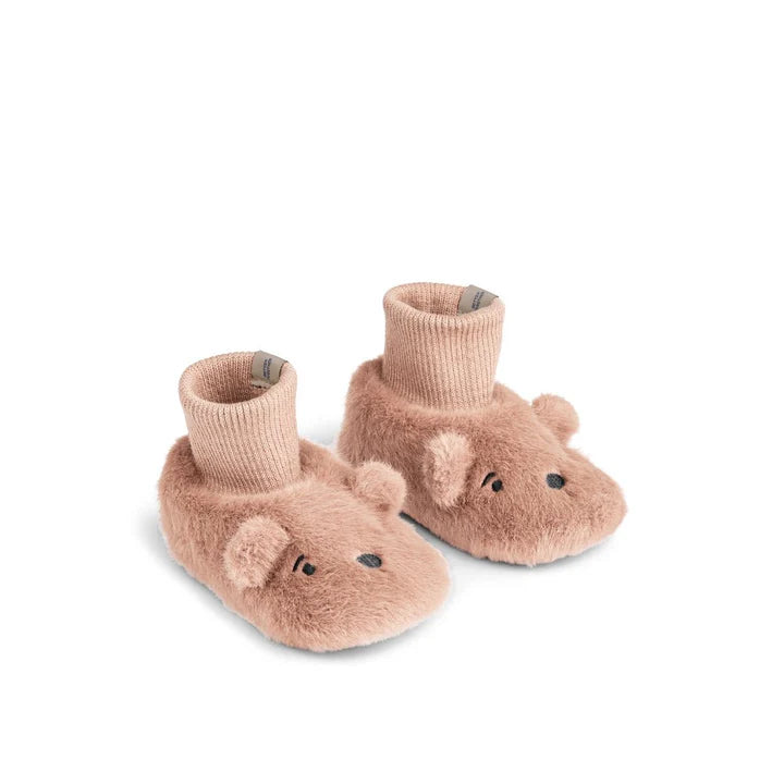 Chaussons en peluche Beth - Ours