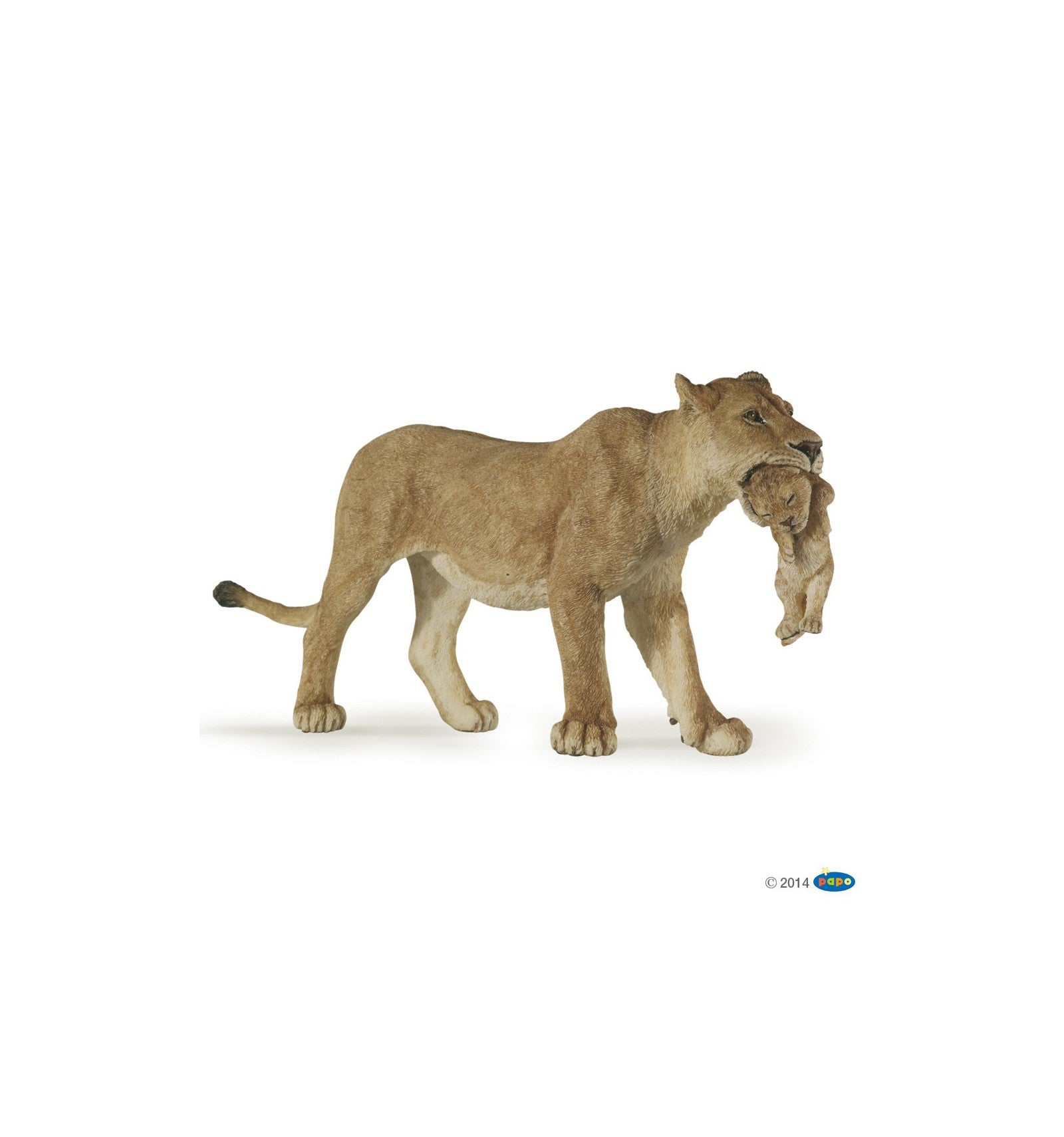 Lionne avec son lionceau