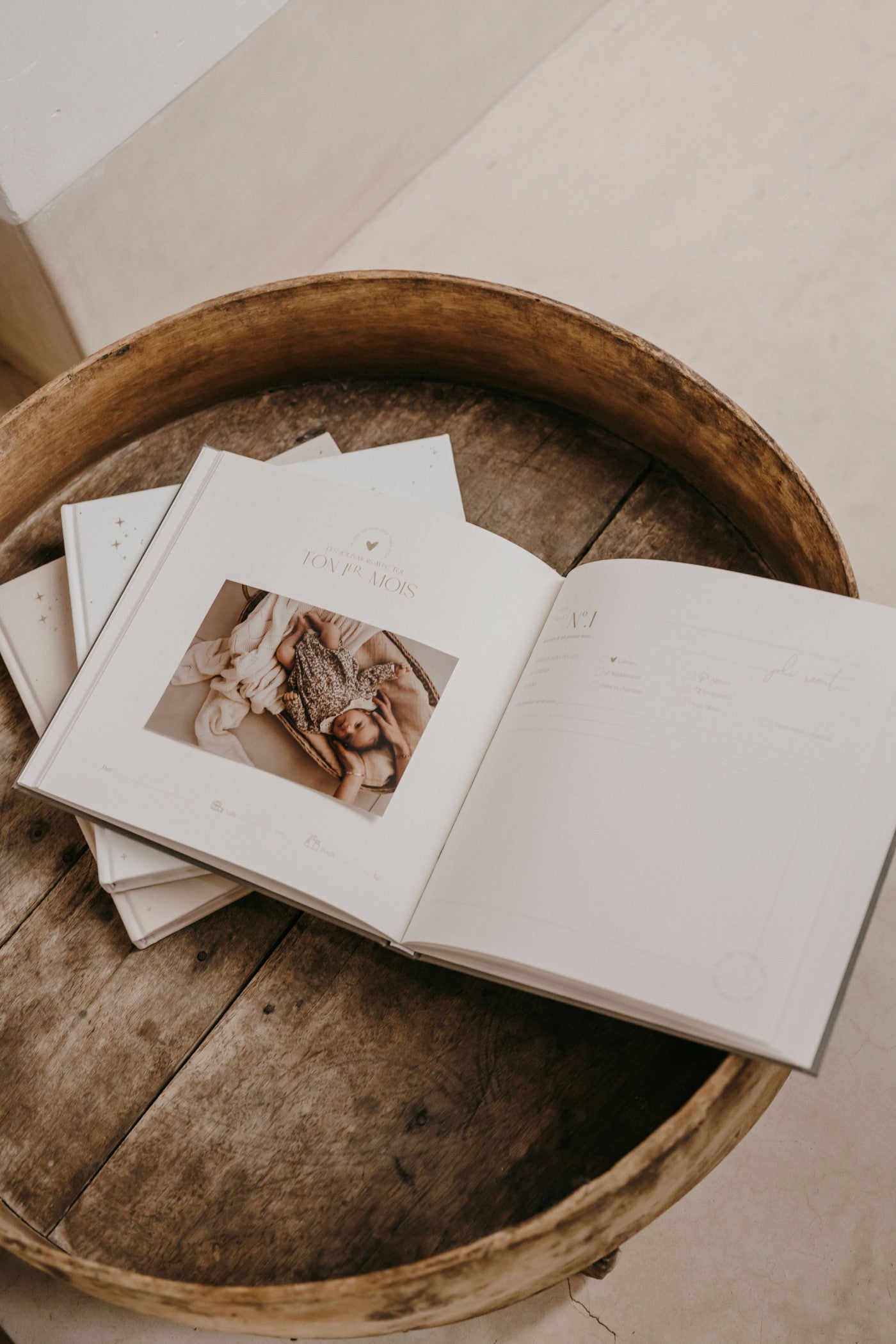 Livre de naissance - Petit  Amour Beige