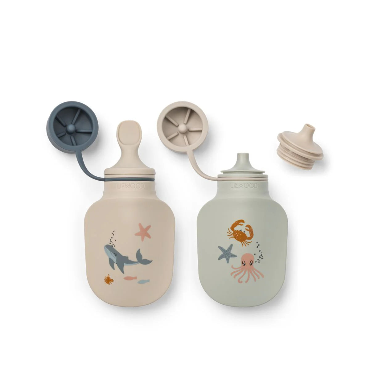Lot de 2 bouteilles de smoothie Lizzie Sea creature / Sandy