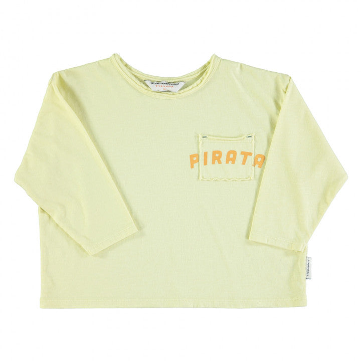 T-shirt manches longues coton "Pirata" vert