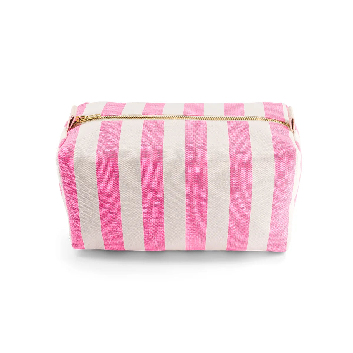 Trousse de toilette Vic - Rayures Rose fluo