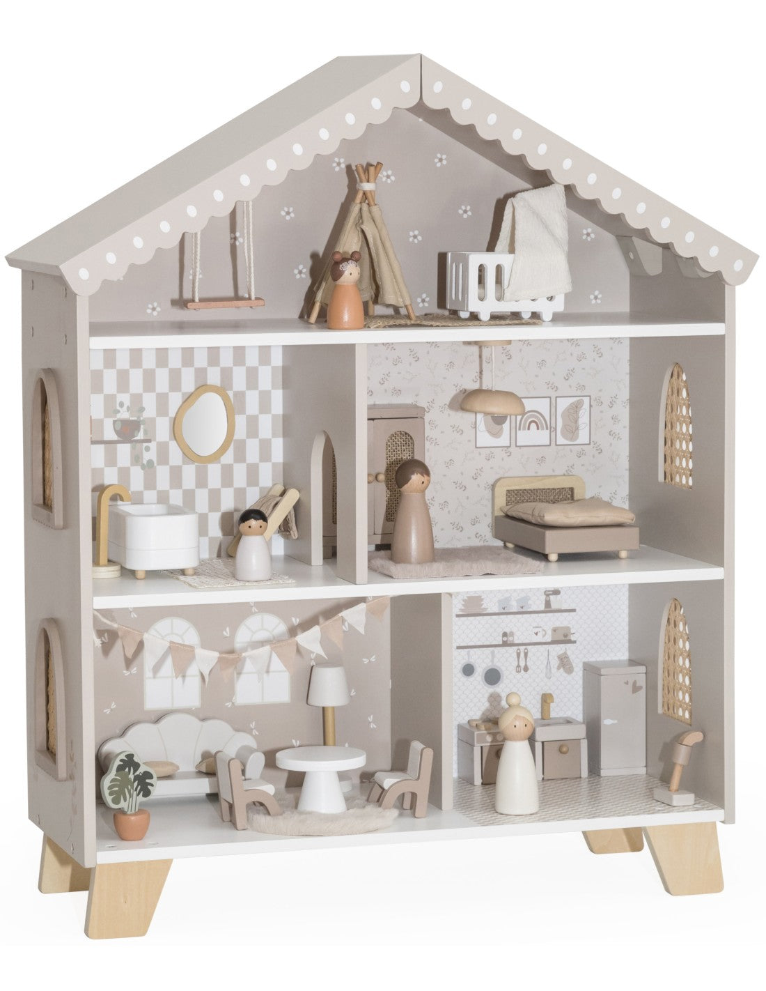 Maison de Poupée en Bois Nougat - Label Label