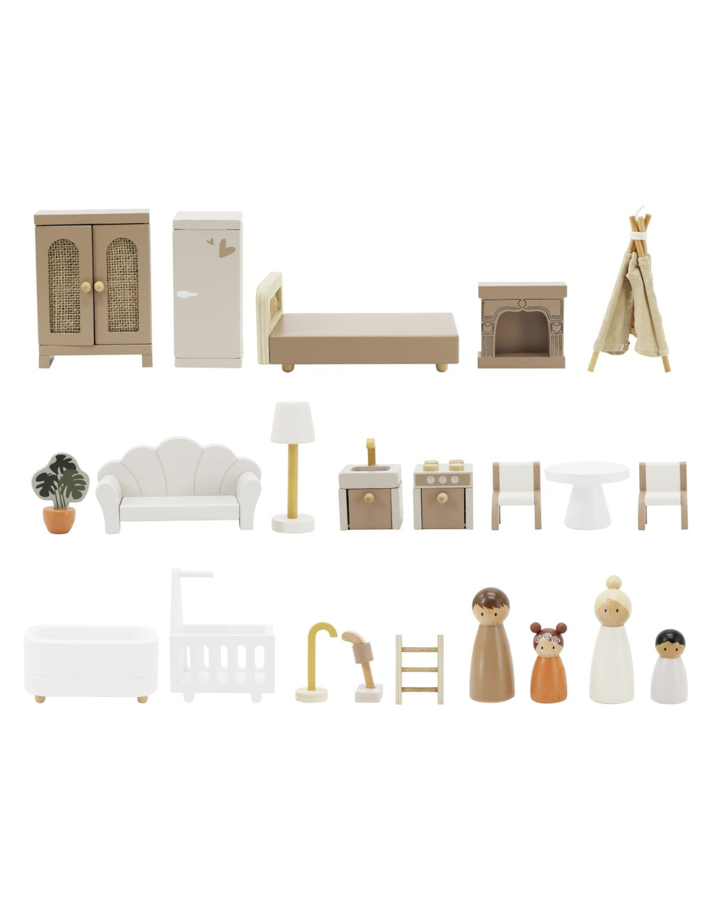 Maison de Poupée en Bois Nougat - Label Label