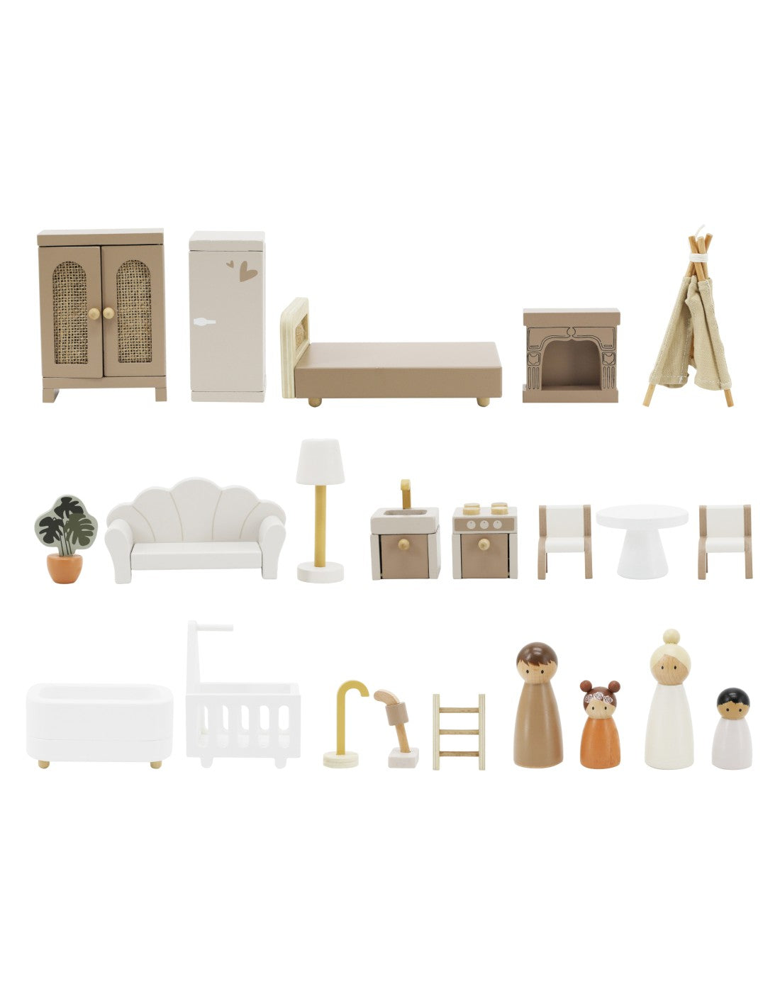 Maison de Poupée en Bois Nougat - Label Label