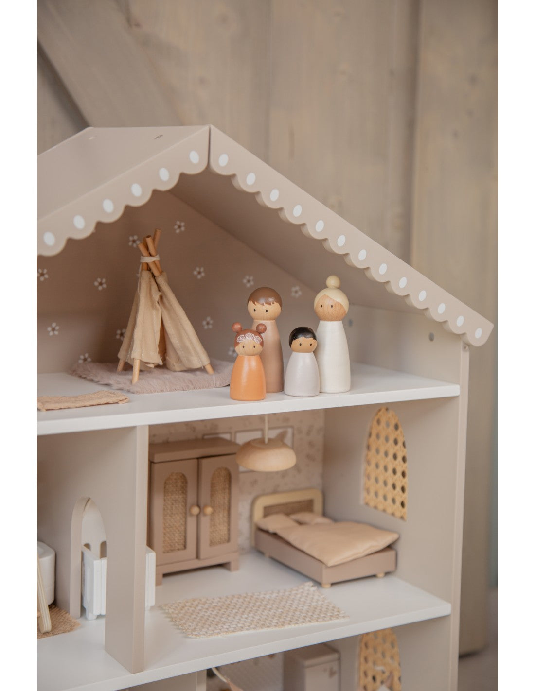 Maison de Poupée en Bois Nougat - Label Label