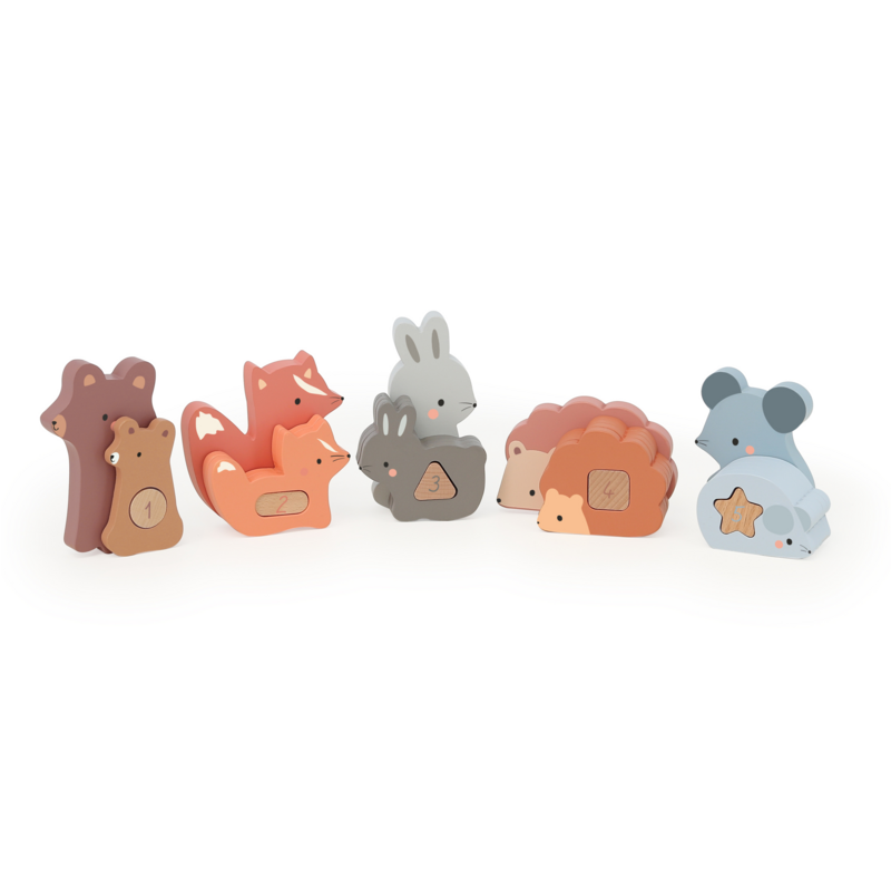 Maman-bébé - Puzzles d'éveil en bois