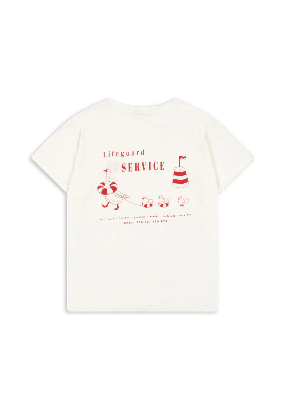 T SHIRT ERA off white/lifeguard service