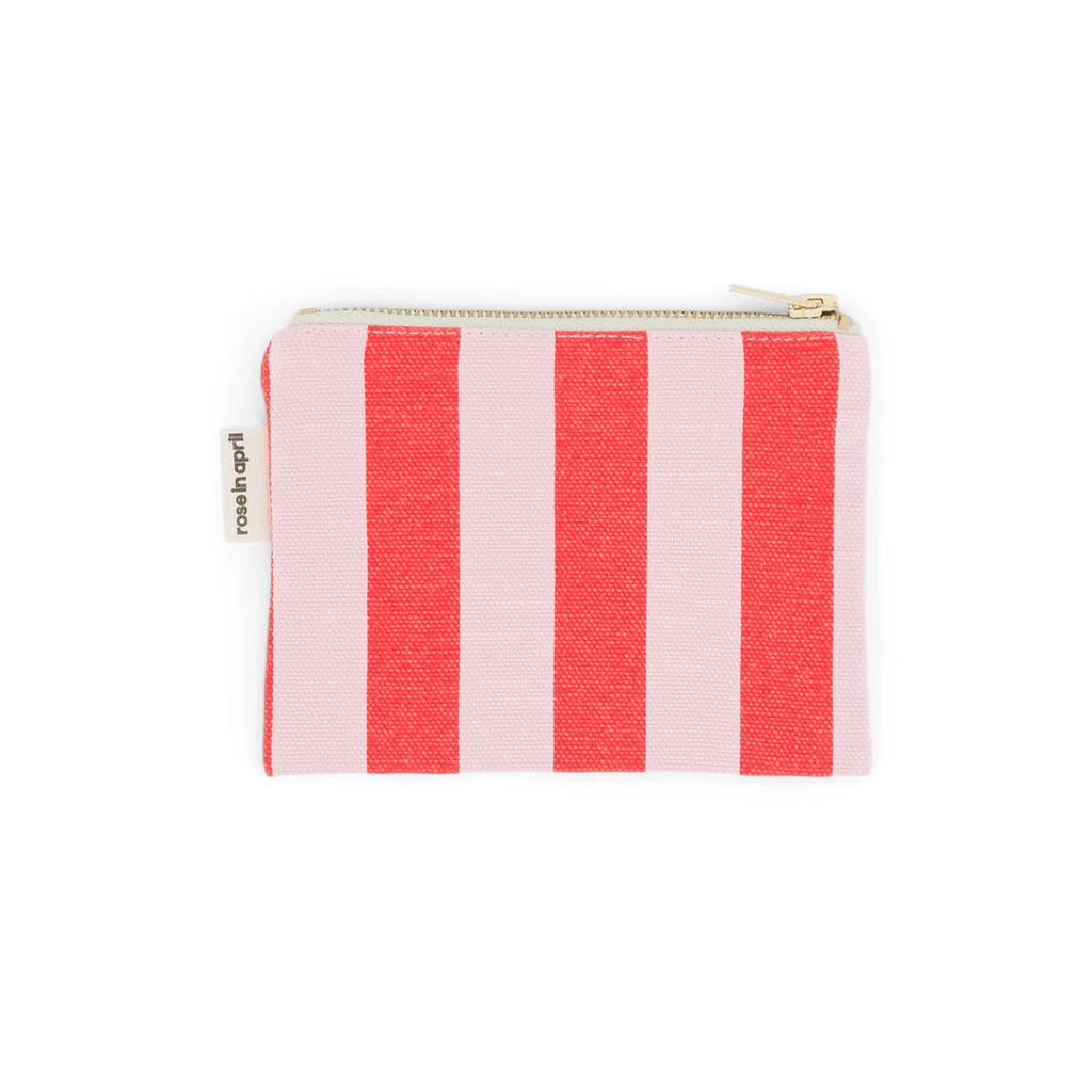 Porte-monnaie Marie  Rayures Candy pink / Rouge