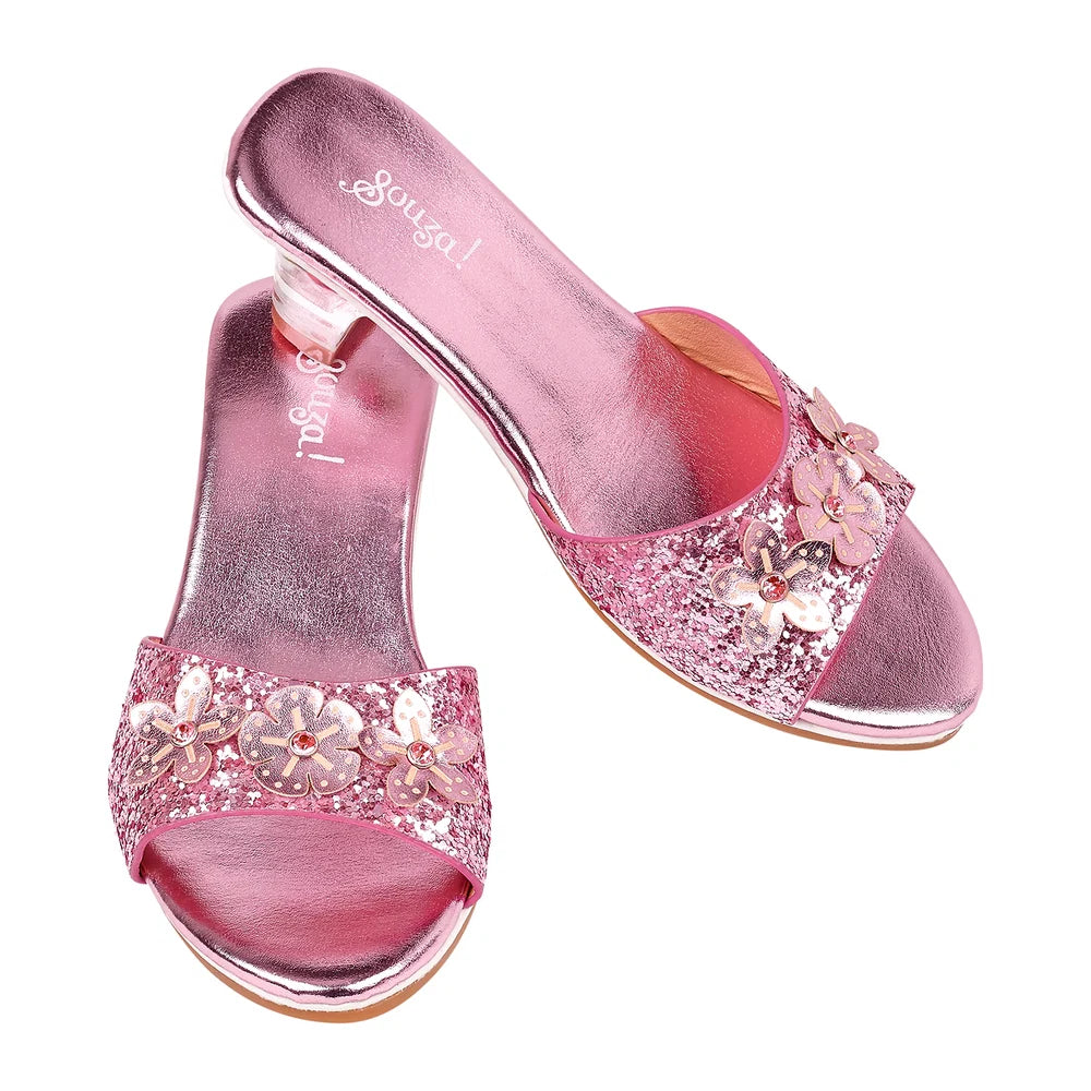Mule à talon haut Mariona, rose métallisé - 27/28