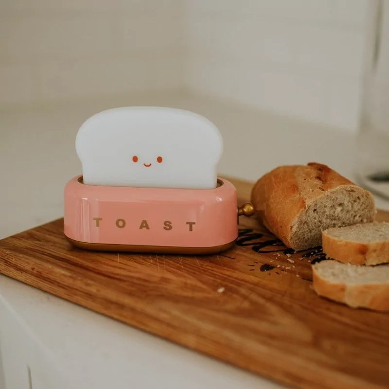 Veilleuse/Lampe LED - Toaster rose