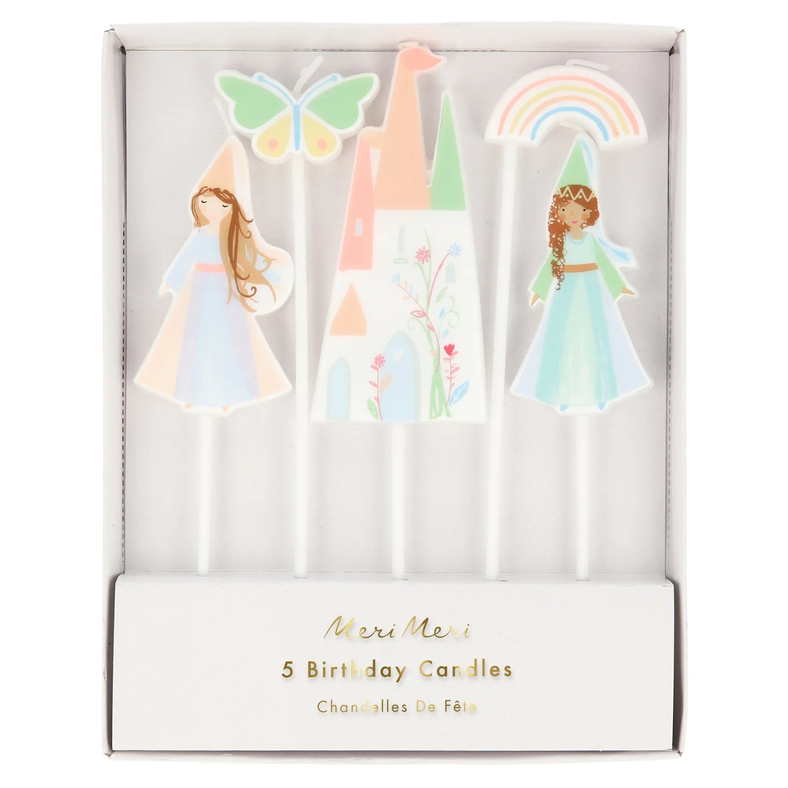 Bougies d'anniversaire princesses