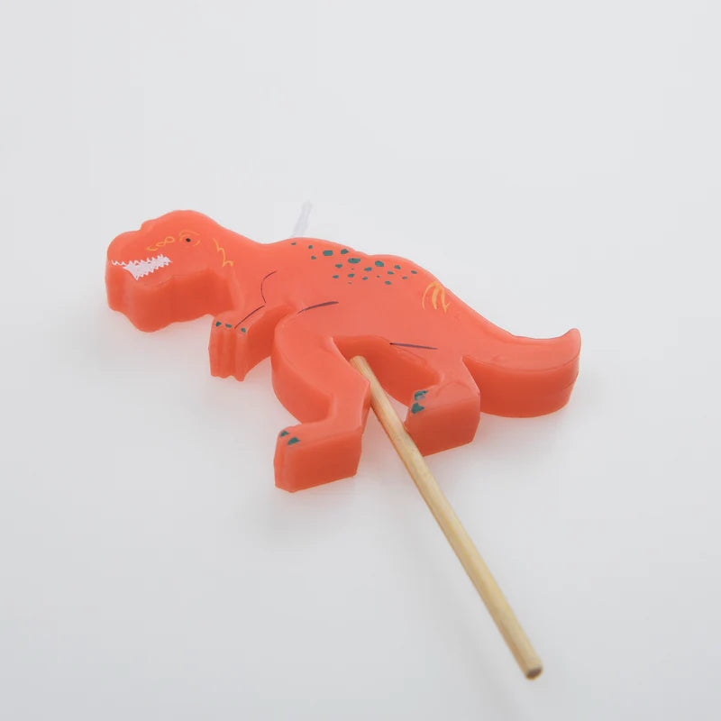 Assortiment de 5 bougies dinosaures - MERI MERI