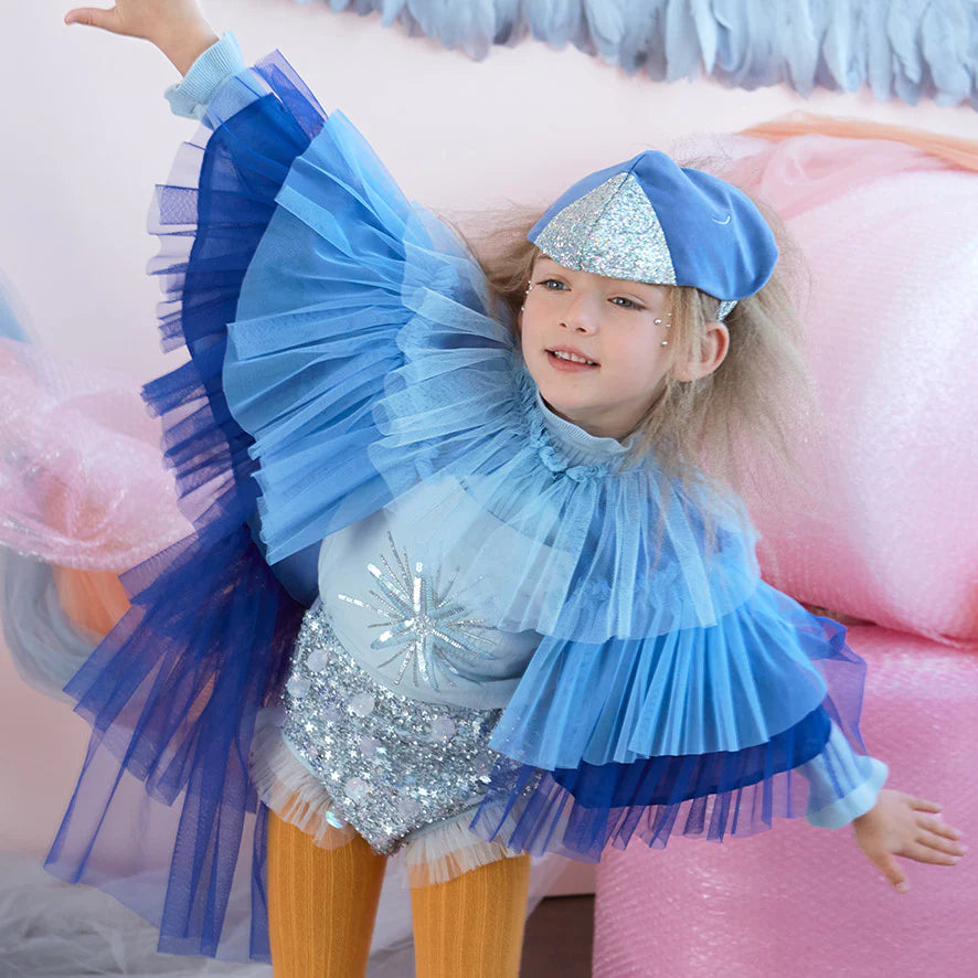Costume d'oiseau bleu