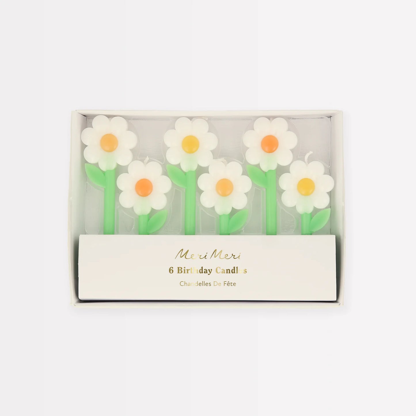 Bougies - Marguerites (x6)