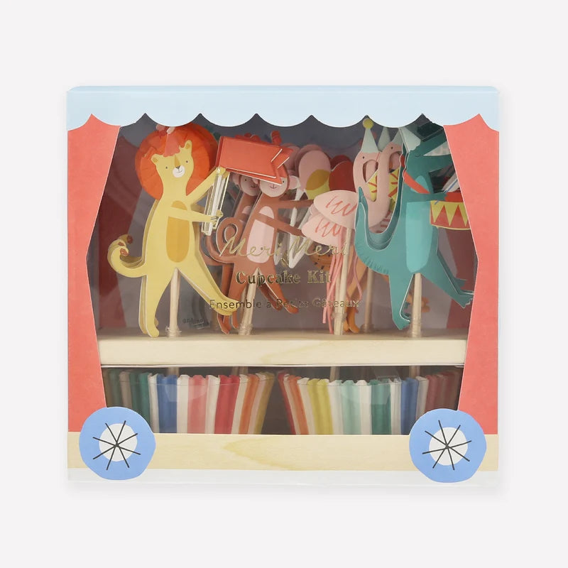 Kit de cupcake parade des animaux