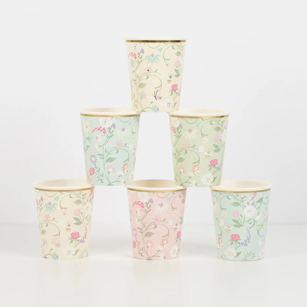 Coupes florales Meri Meri x Ladurée