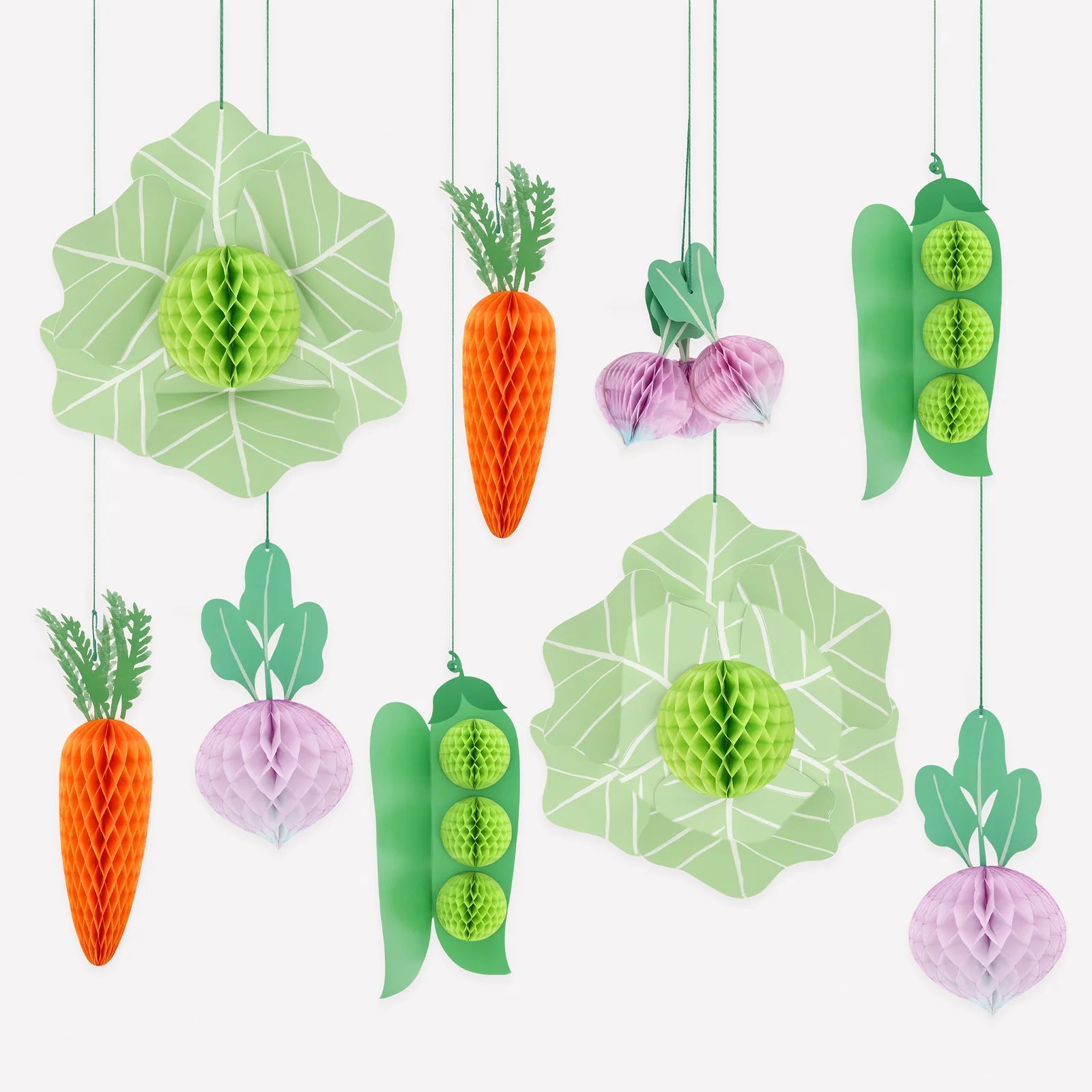 Décorations de légumes géants