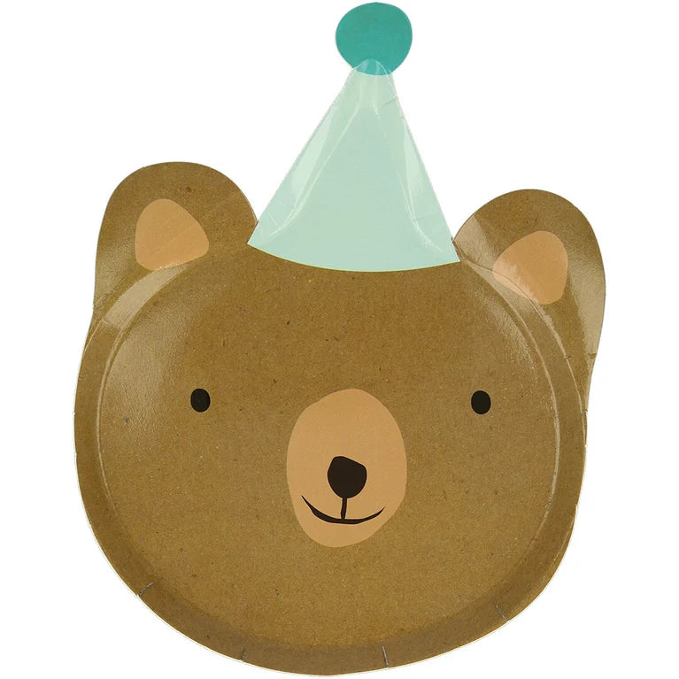8 Assiettes Découpées La Parade des Animaux